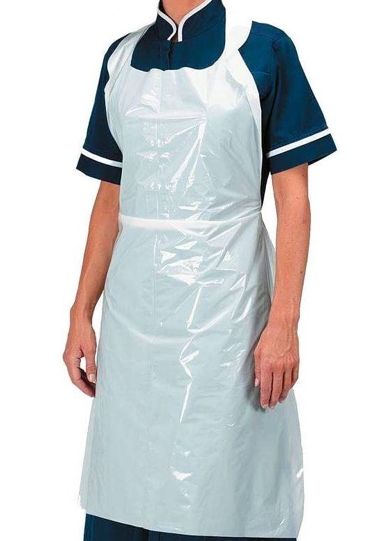 Safewere Disposable Aprons on Rolls 675 x 1016mm - White (5x200) -