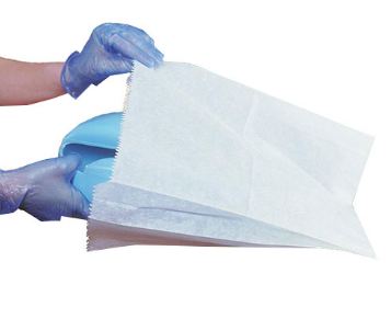 Bedpan Covers Tissue - White Sulphite Bags 305 x 405 x 380mm (1x100) -