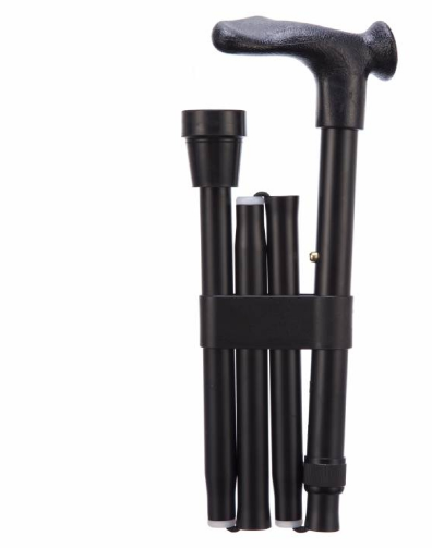 Days Walking Stick Contoured Grip - Black (Right) -