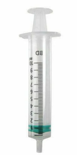 BD Emerald Syringe 10ml Luer Slip 6% -