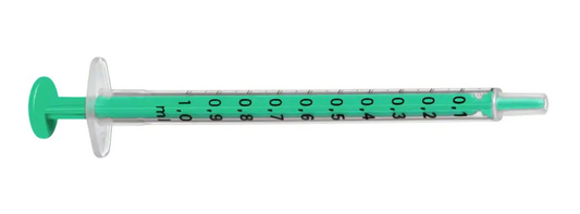 BD Emerald Syringe 1ml Luer Slip 6% -