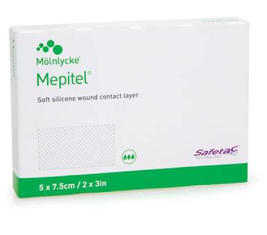 Mepitel Soft Silicone Wound Contact Layer - 5 X 7