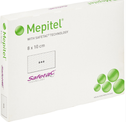 Mepitel Soft Silicone Wound Contact Layer - 8 X 10