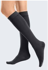 Duomed Compression Stockings CCL1 - Calf (Closed Toe) - BLACK-S