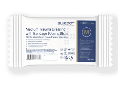 BlueDot Trauma Dressing with Bandage (15 x 18) - LARGE