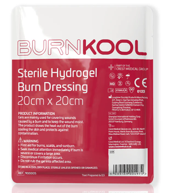 Burncool - Sterile Hydrogen Burn Dressing -
