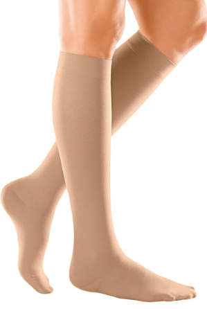 Duomed Compression Stockings CCL2 - Calf (Closed Toe) - SAND-M