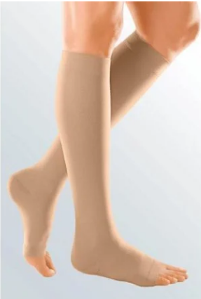 Duomed Compression Stockings CCL1 - Calf (Open Toe) - SAND-XL