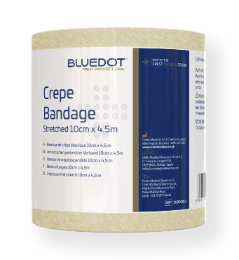 Bluedot Crepe Bandage 10cm x 4.5 -