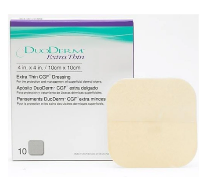Duoderm (extra thin) Hydocolloid Dressing 10 x 10 -