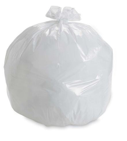 White Small Offensive Waste Sacks (Case of 500) -