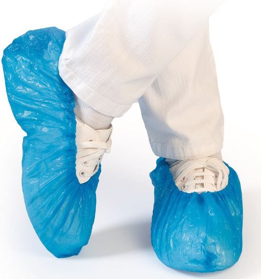 Blue CPE Disposable Overshoes (1x100) -