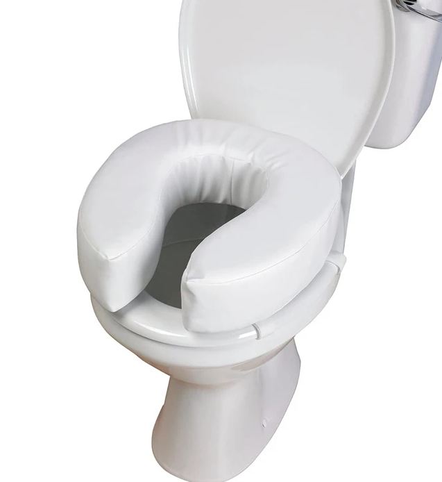Homecraft Padded Raised Toilet Seat 4" -