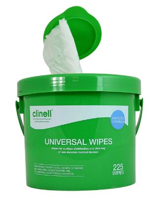 Clinell Universal Wipes Bucket (225) -