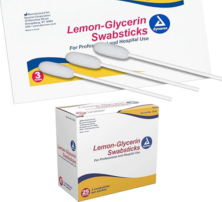 365 Glycerine Swabsticks - Lemon (1x25) -