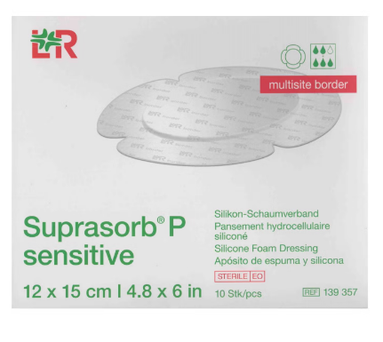 Suprasorb P Multisite Border 12x15 -