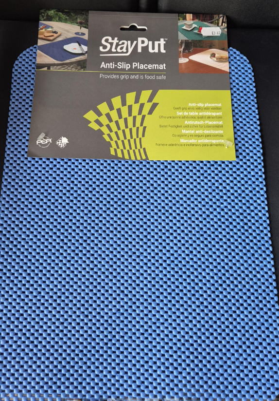 Non-Slip Tablemat - blue -