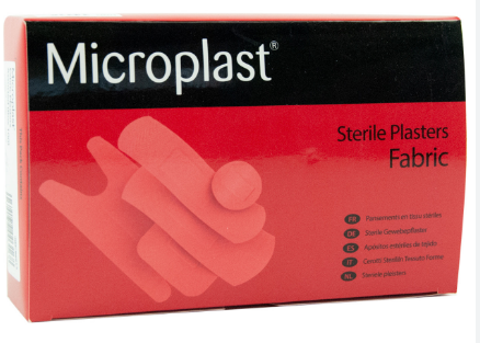 MicroplastSterile Fabric Plasters (box100) -