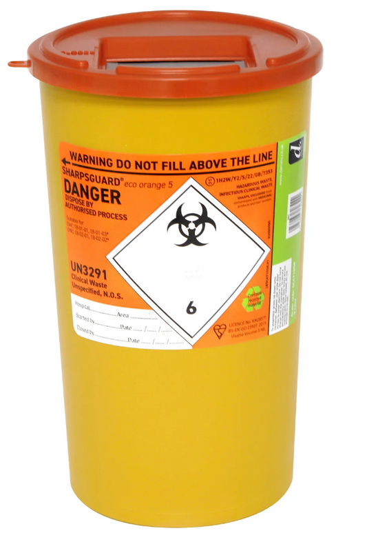 Sharpsguard Eco Bin 5 ltr (orange) -