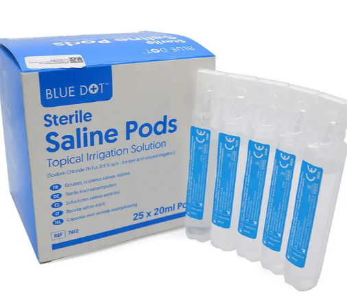 Bluedot Sterile Saline Pods 20ml (x25) -